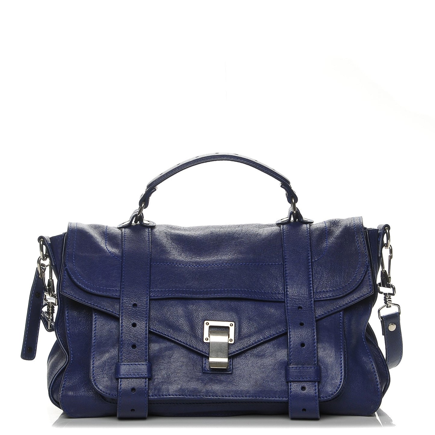 Lambskin Medium PS1 Satchel Cobalt Blue