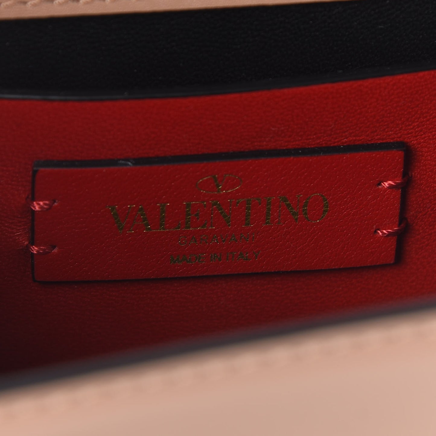 Calfskin Micro VSling Shoulder Bag Rose Cannelle