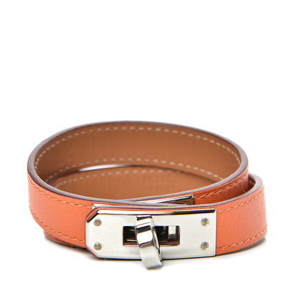 Hermes Swift Kelly Double Tour Bracelet S Orange 1 of 6
