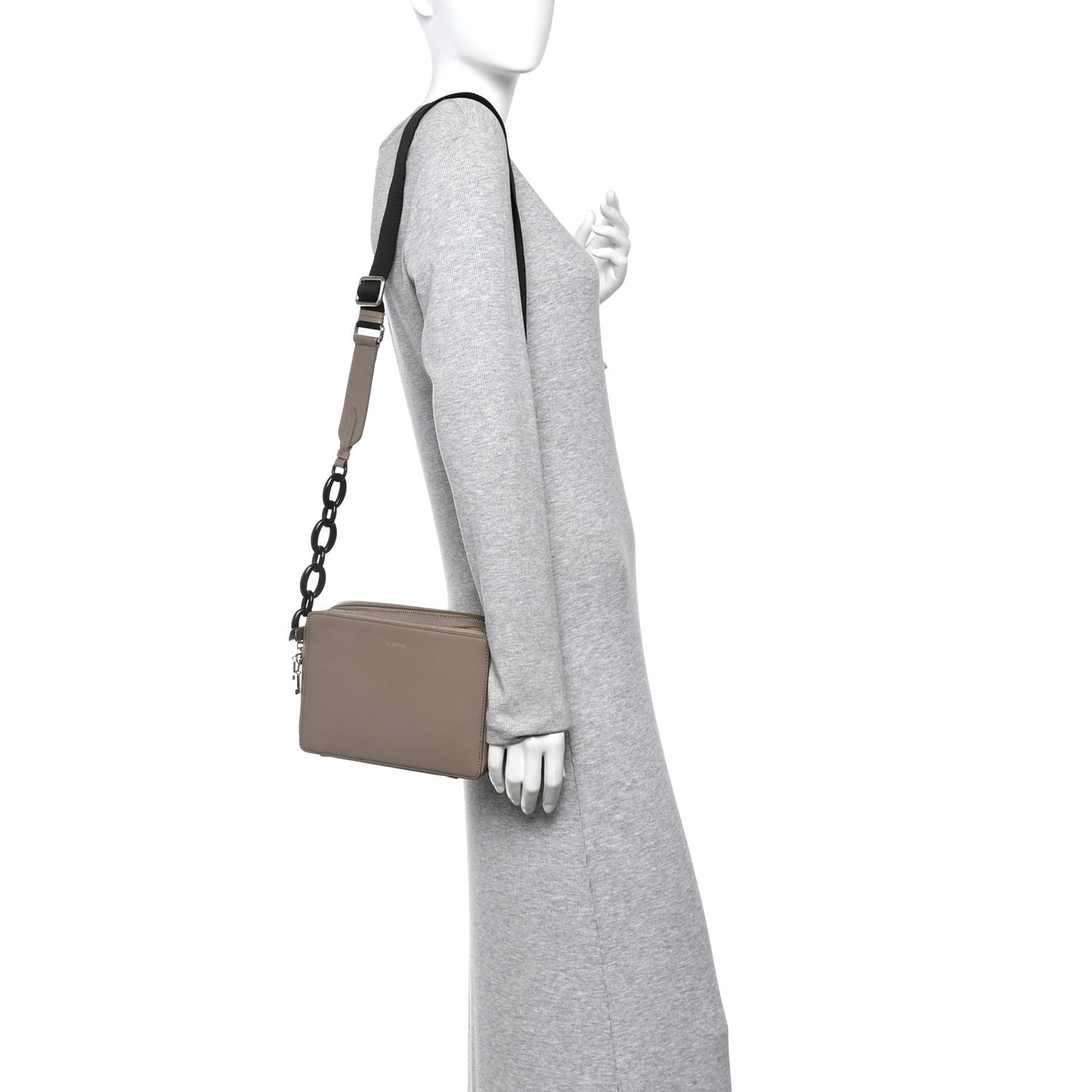 Calfskin Crossbody Grey