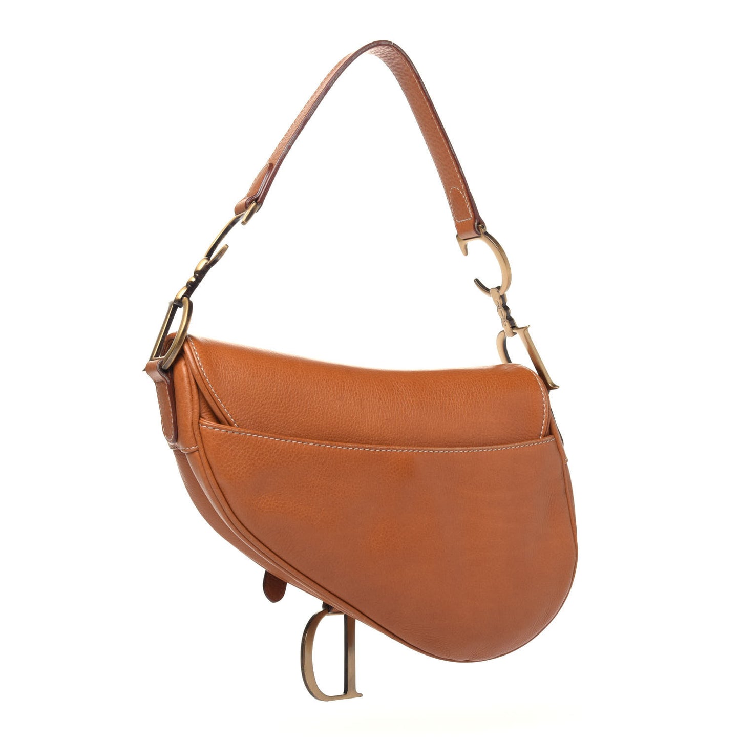 Calfskin Saddle Bag Tan