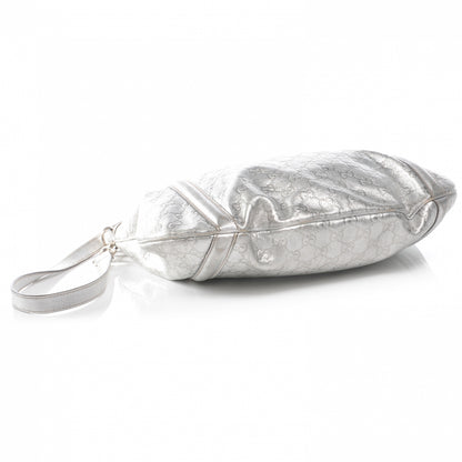 Gucci Guccissima Britt Medium Tote Silver 4 of 8