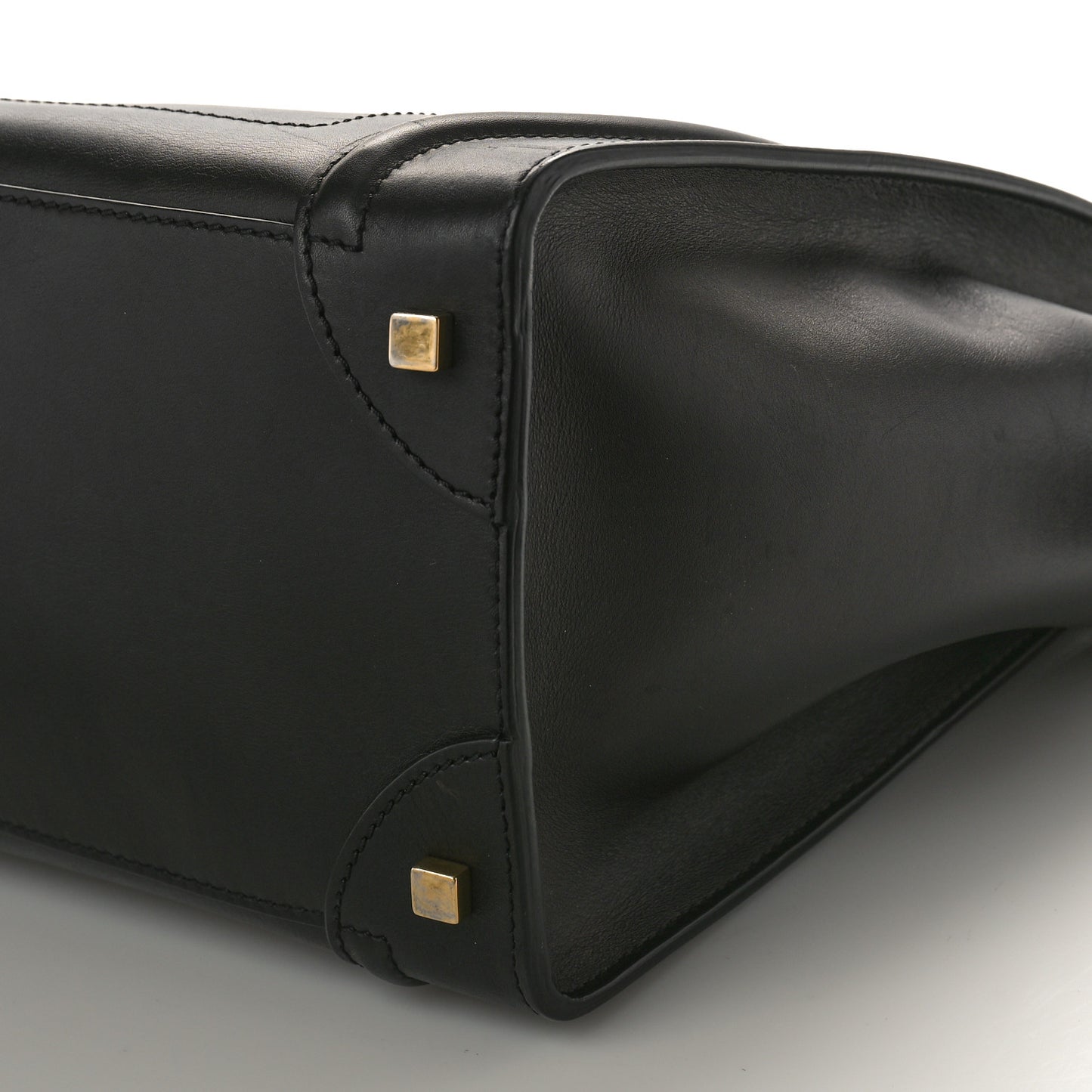 Smooth Calfskin Mini Luggage Black