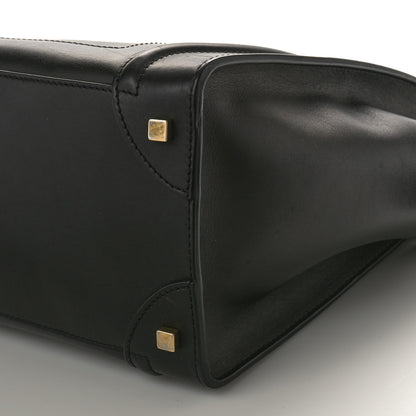 Celine Smooth Calfskin Mini Luggage Black 8 of 10