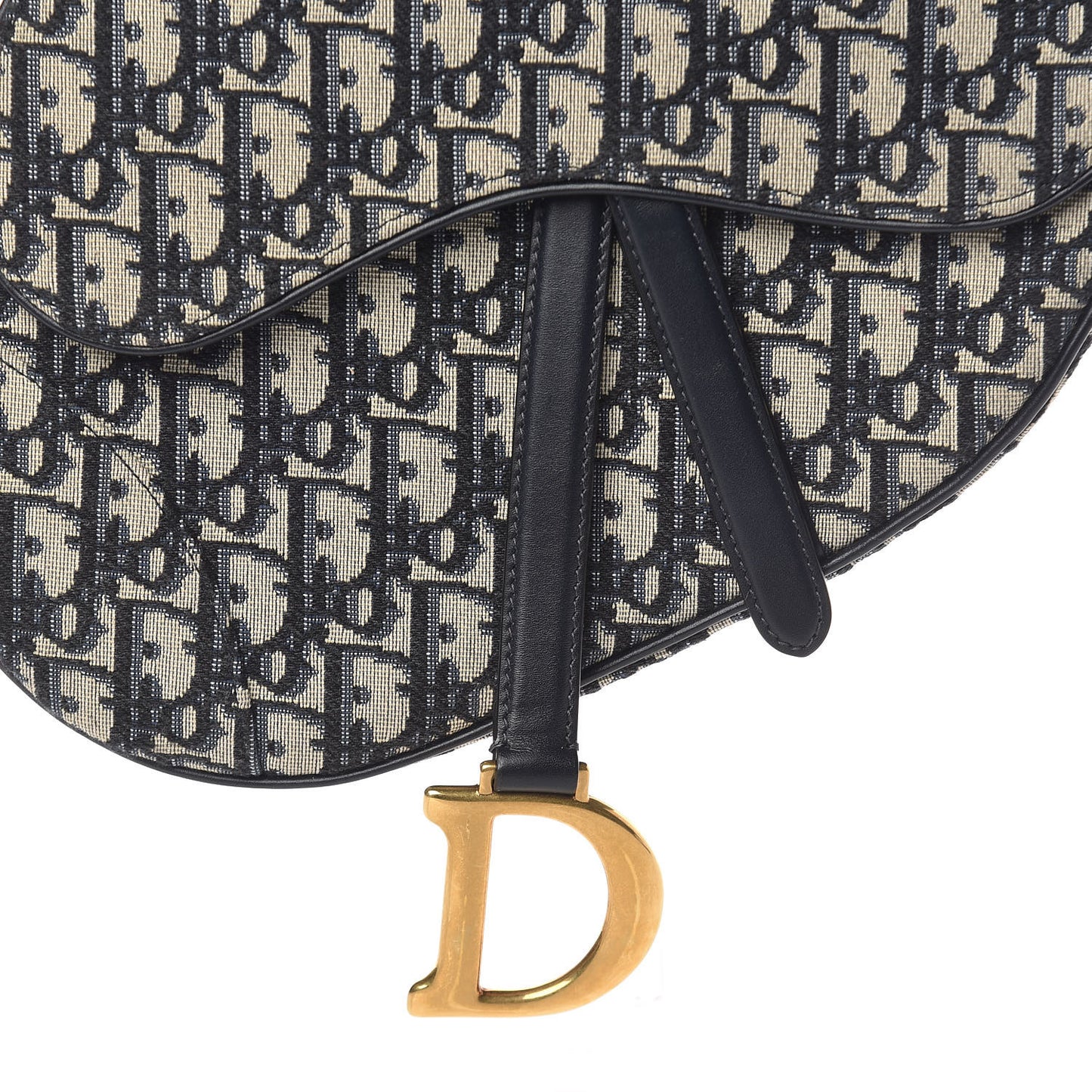 Oblique Saddle Bag Blue
