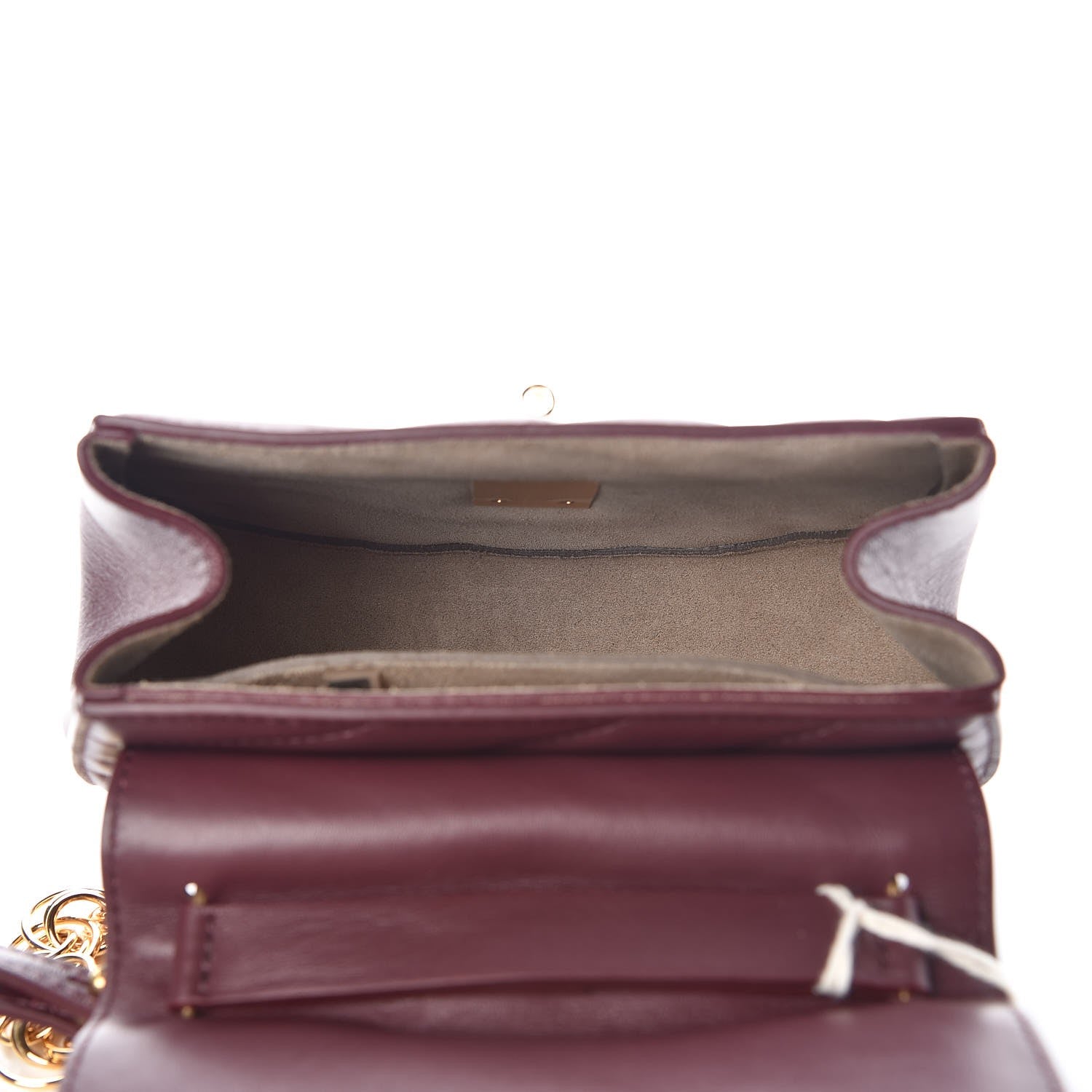 Chloe Calfskin Quilted Mini Drew Bijou Shoulder Bag Burnt Brown 6 of 8