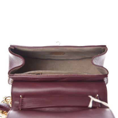 Chloe Calfskin Quilted Mini Drew Bijou Shoulder Bag Burnt Brown 6 of 8