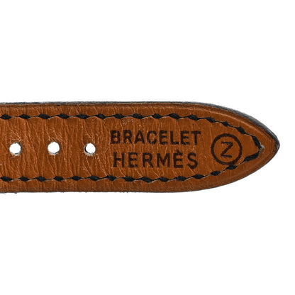 Hermes Stainless Steel Epsom 20mm Kelly Cadena Quartz Watch Noir 4 of 7