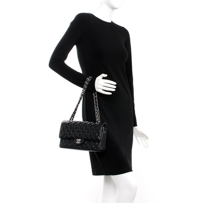 Chanel Caviar Quilted Medium Double Flap Black 3 of 10