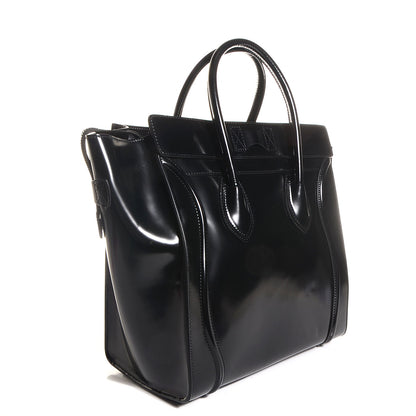Celine Spazzolato Calfskin Small Luggage Black 3 of 8
