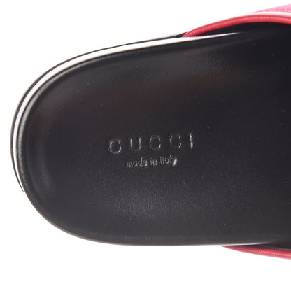 Gucci Softy Velvet Malaga Kid Womens Horsebit River Slippers 37 Light Raspberry Rose 9 of 10