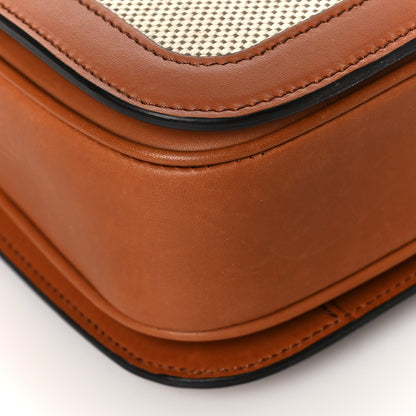 Celine Textile Calfskin Classique Triomphe Bag Natural Tan 8 of 10