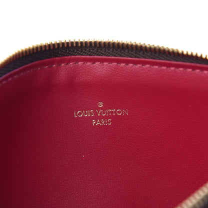 Louis Vuitton Monogram Felicie Chain Wallet Zippered Insert Fuchsia 6 of 6