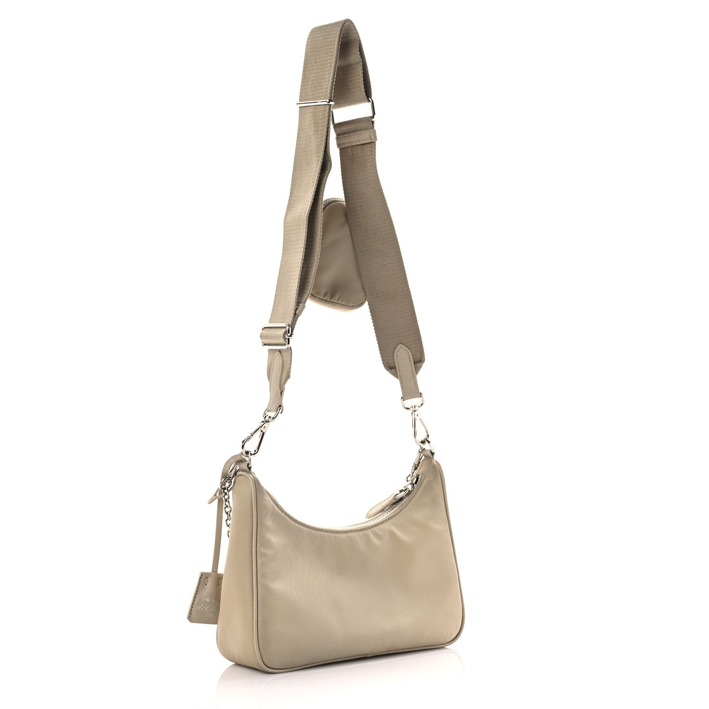 Re-Nylon Saffiano Re-Edition 2005 Shoulder Bag Deserto