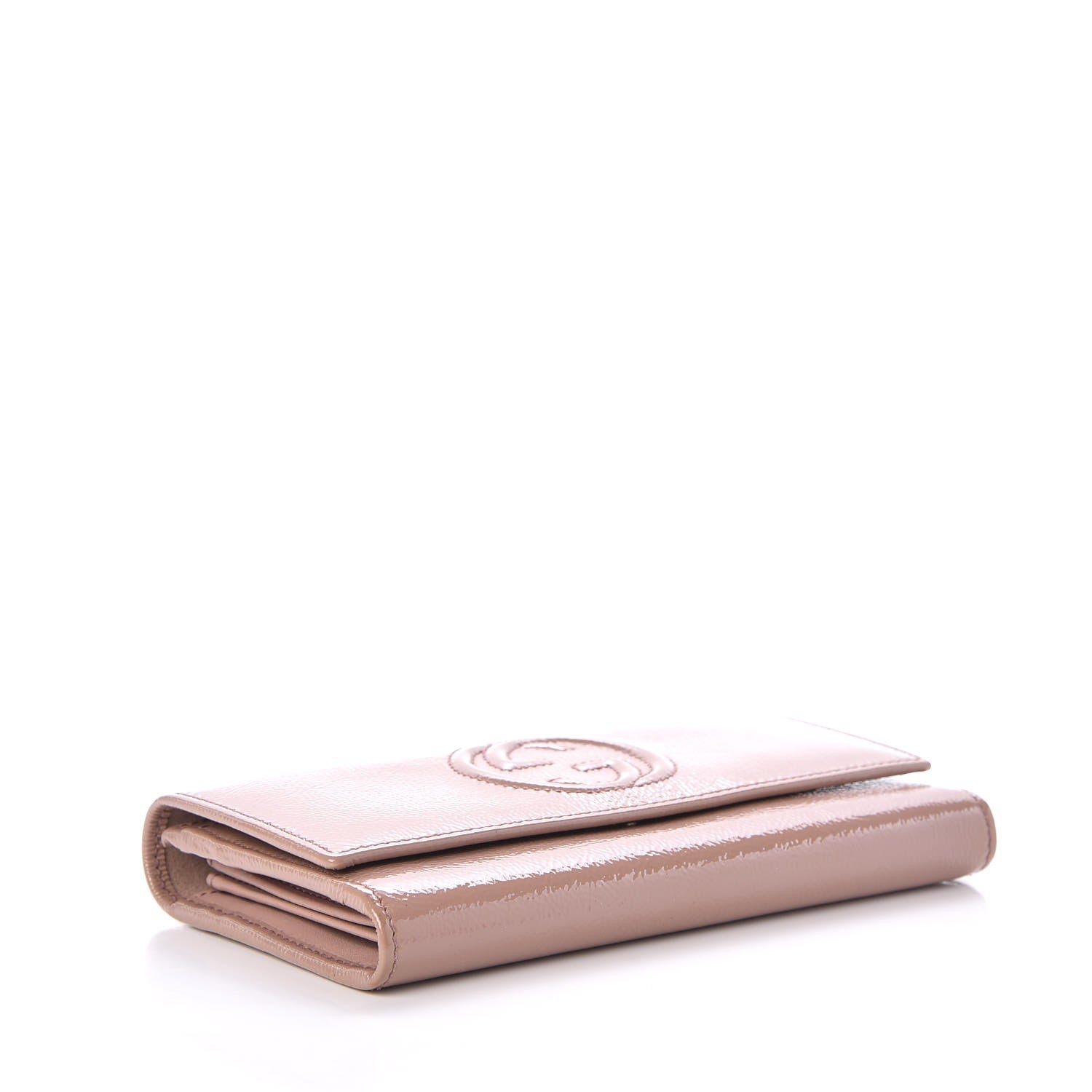 Gucci Patent Soho Continental Wallet Dark Cipria 4 of 8
