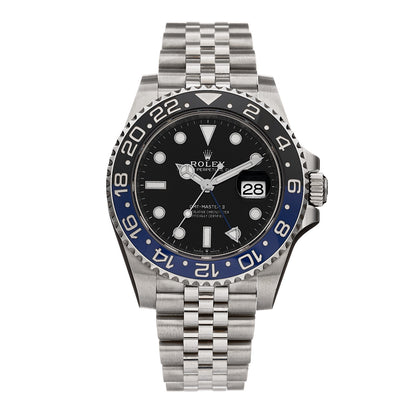 Rolex Stainless Steel 40mm Oyster Perpetual Date GMT Master Ⅱ Batgirl Watch 126710BLNR 1 of 5
