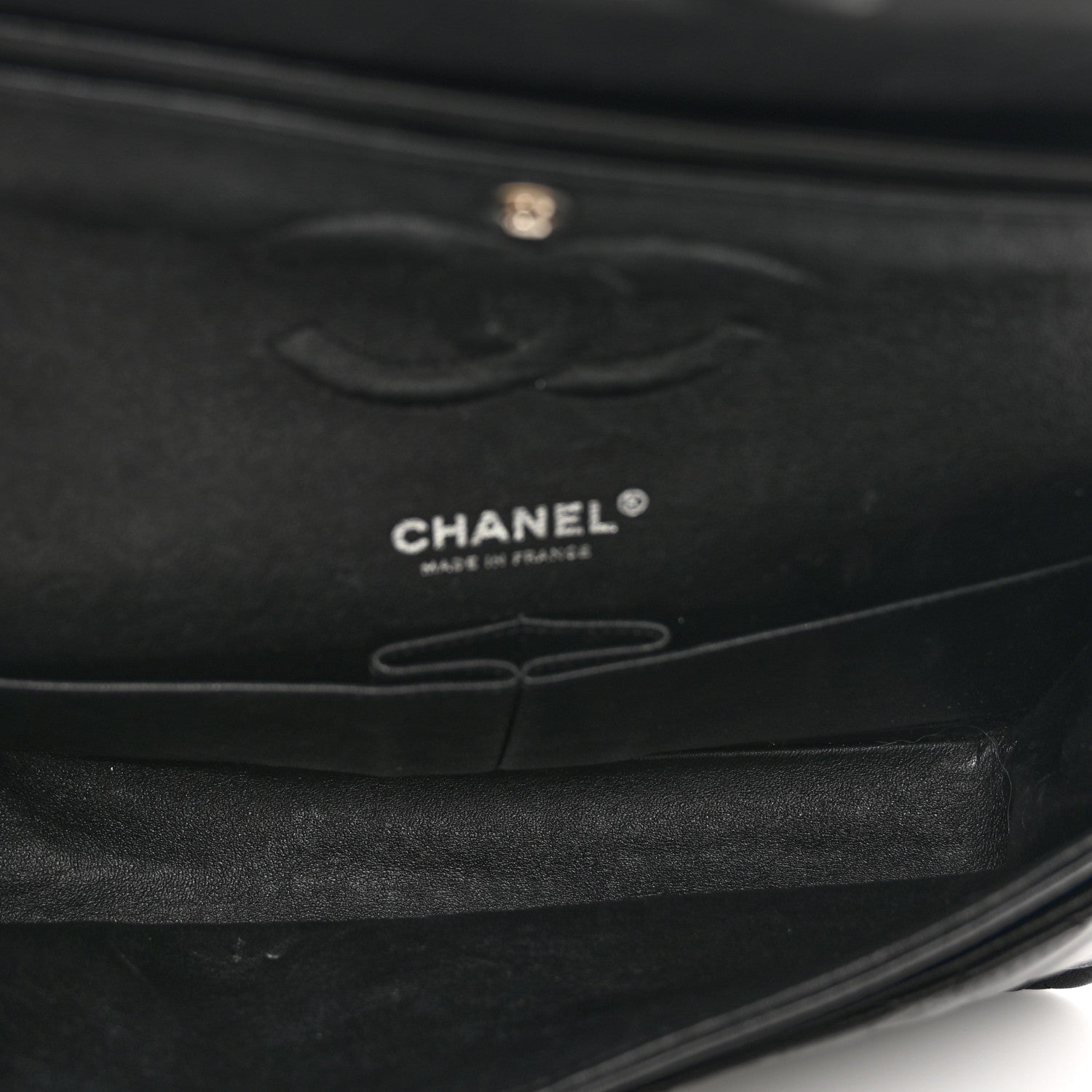Chanel Lambskin Quilted Medium Double Flap Black 6 of 11
