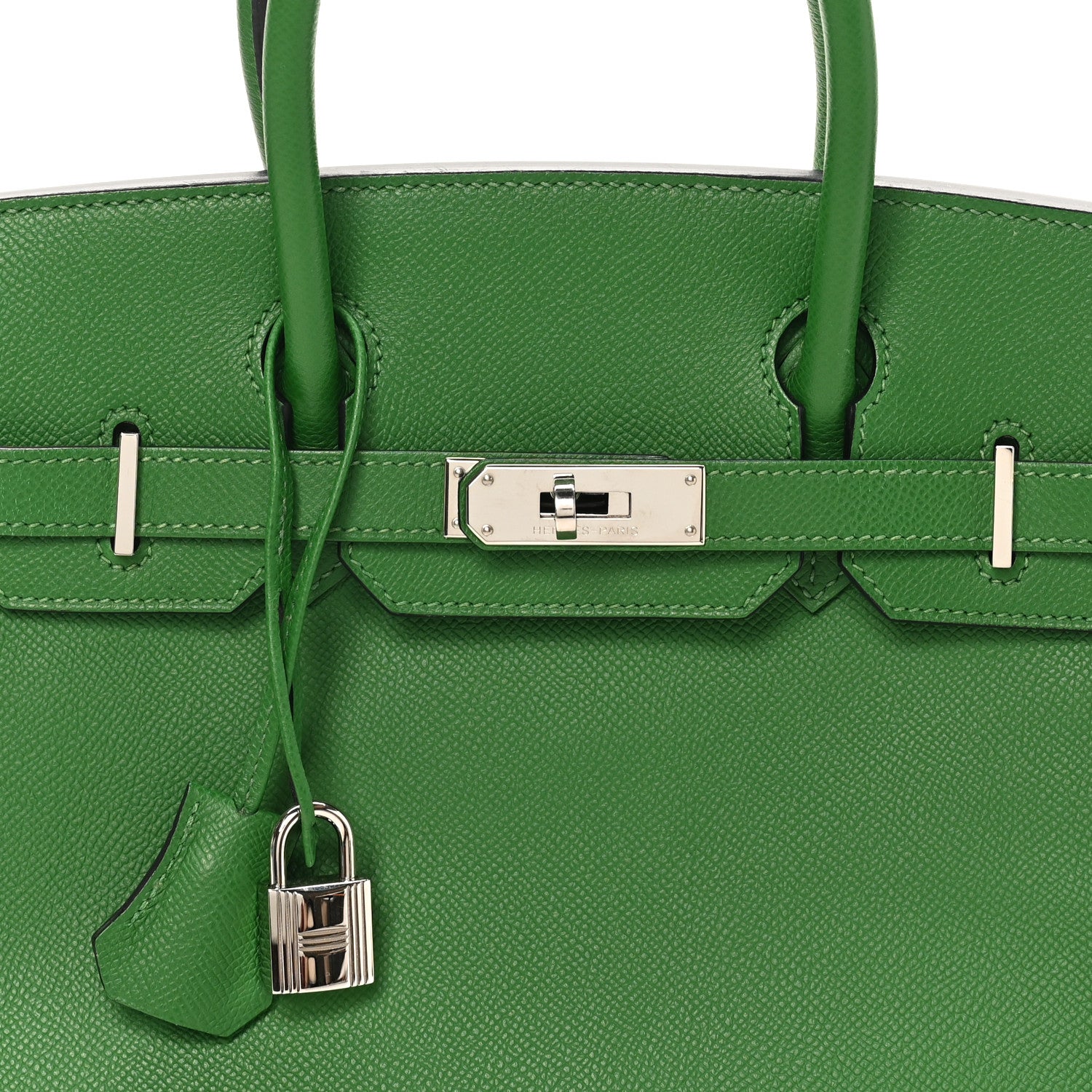 Hermes Epsom Birkin 30 Vert Bengale 8 of 10