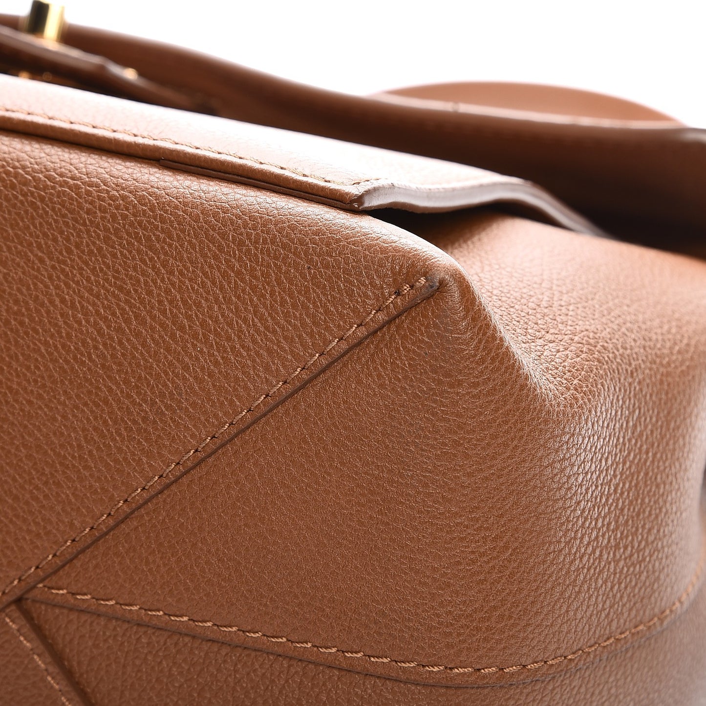 Calfskin Lockme PM Tan