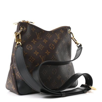 Louis Vuitton Monogram Odeon PM Black 3 of 9