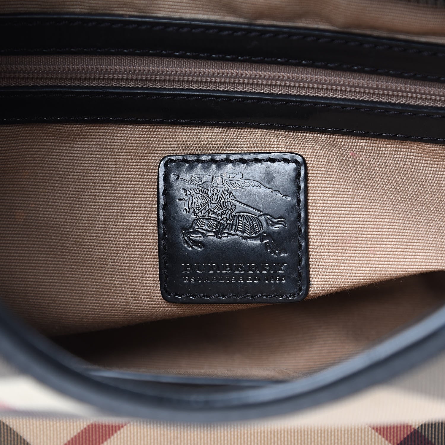 Burberry Nova Check Shoulder Bag Black 6 of 16