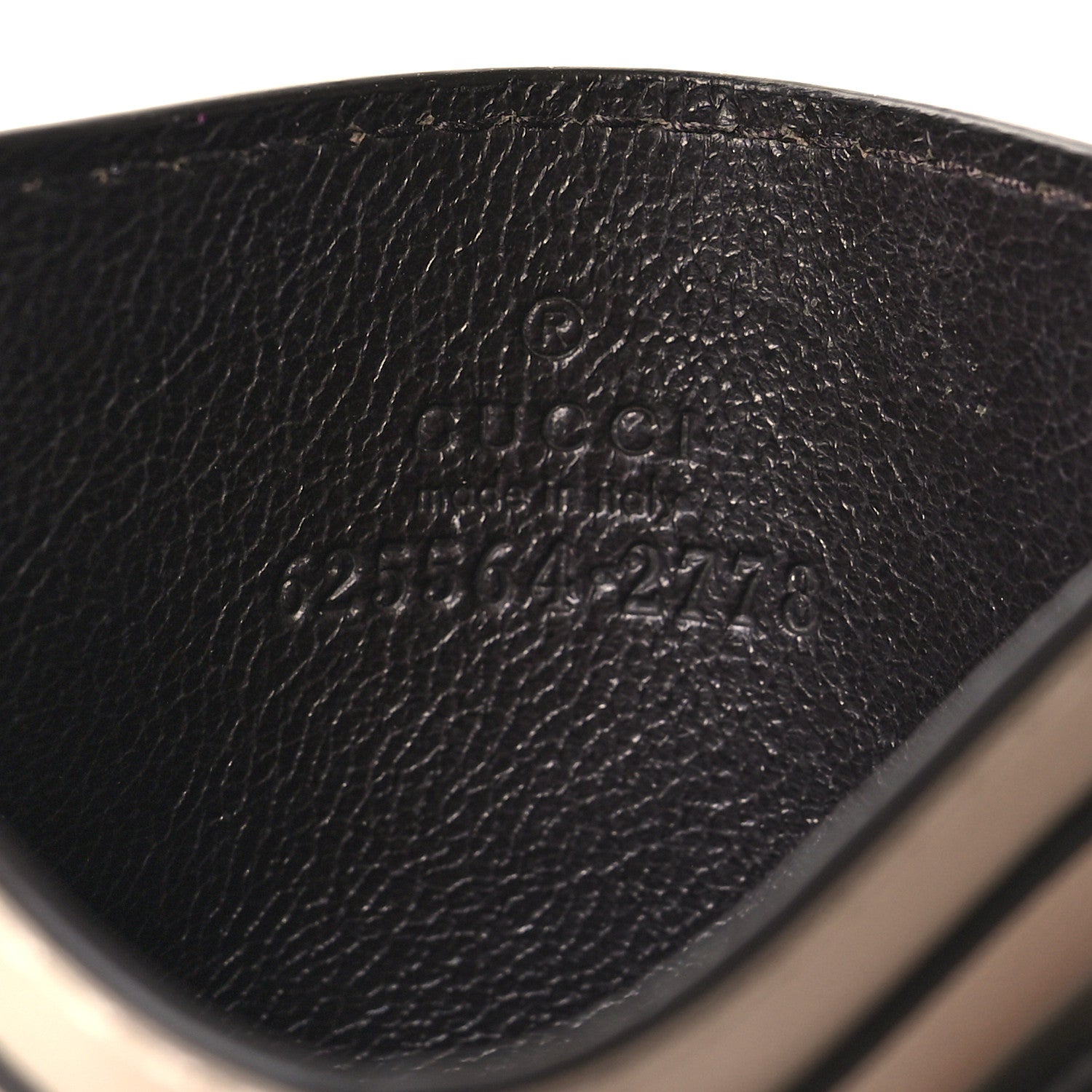 Gucci Calfskin GG Tennis Embossed Card Holder Mystic White 6 of 7