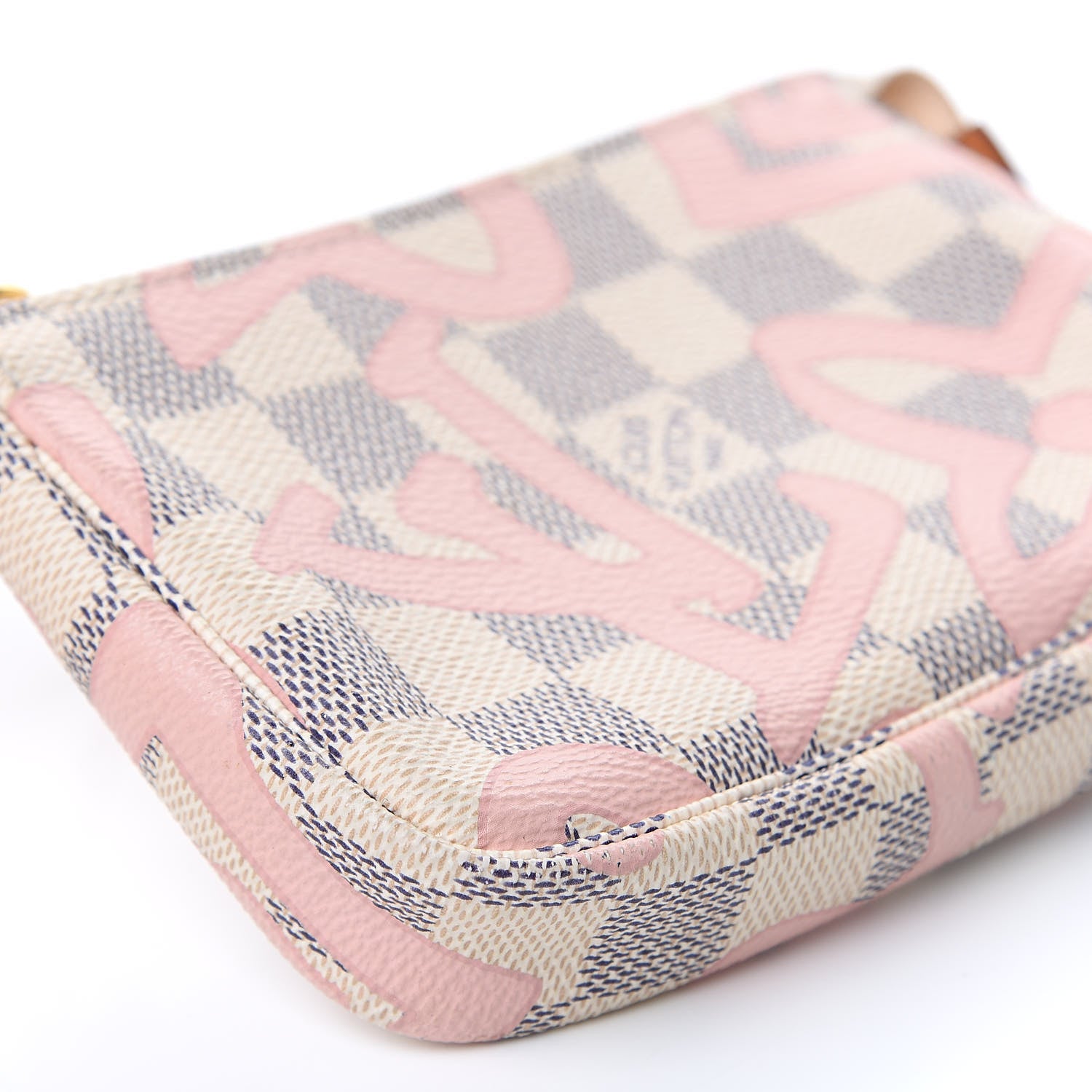 Louis Vuitton Damier Azur Tahitienne Mini Pochette Accessories 7 of 11
