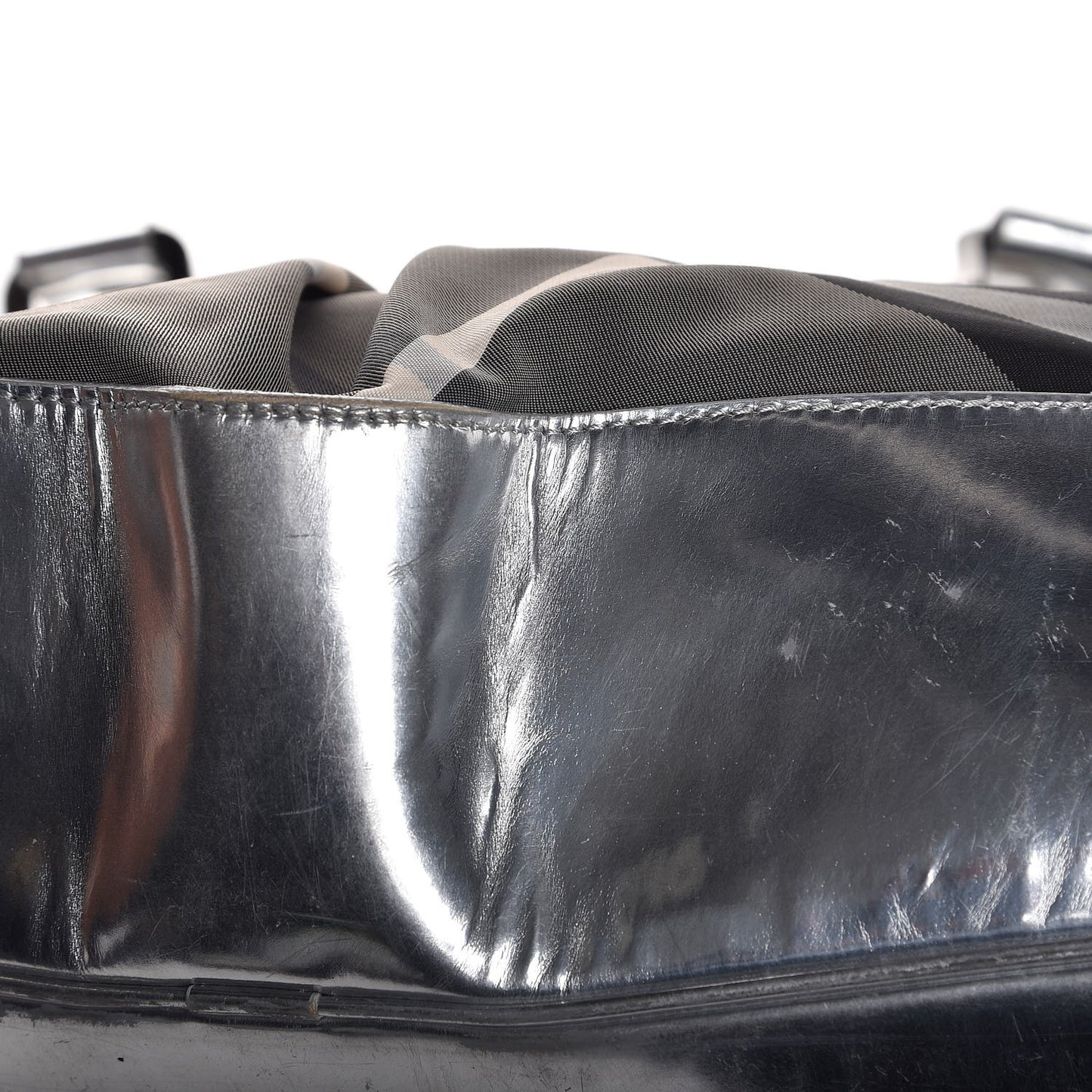 Nylon Beat Check Lowry Silver