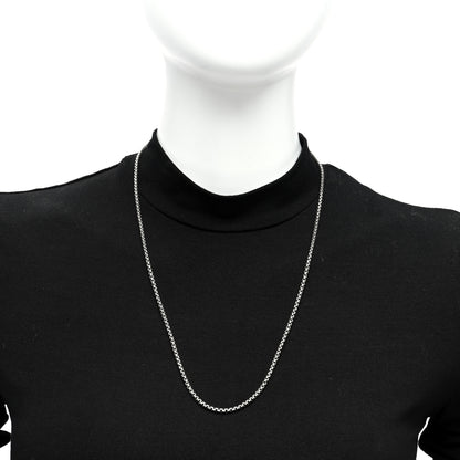 David Yurman Sterling Silver 2.7mm Small Box Chain Necklace 24" 2 of 4