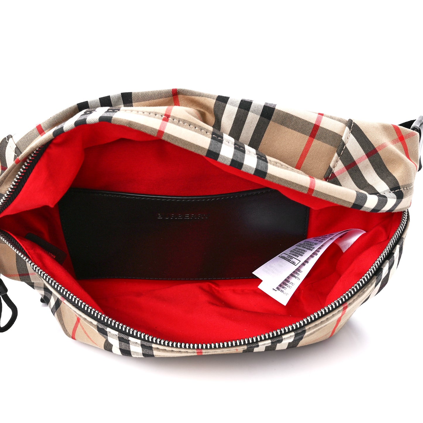 Nylon Vintage Check Medium Sonny Bum Bag Archive Beige Black