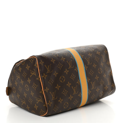 Louis Vuitton Monogram My LV Heritage Speedy 30 Yellow Blue Clair 3 of 10