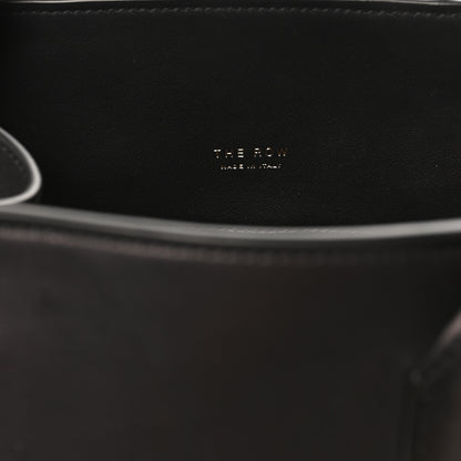The Row Polished Saddle Calfskin Soft Margaux 12 Black 6 of 9
