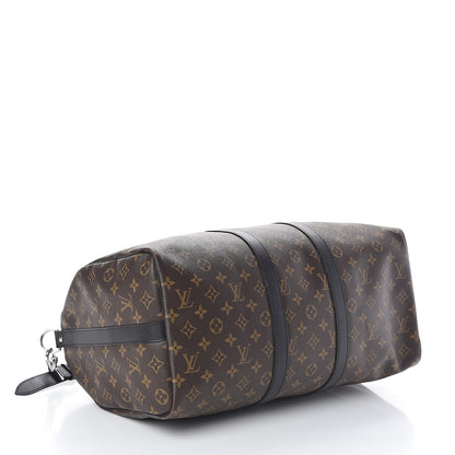 Louis Vuitton Monogram Macassar Keepall Bandouliere 45 4 of 10