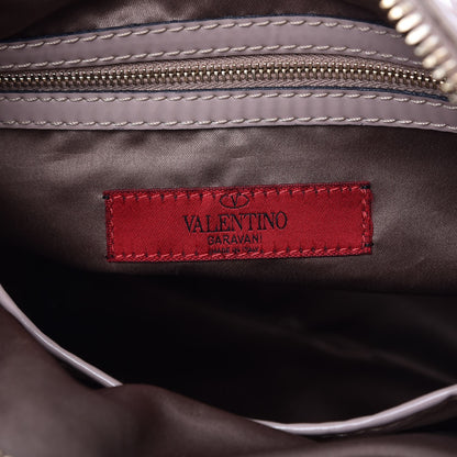 Valentino Garavani Patent Lacca Bow Dome Tote Blush Nude 7 of 13