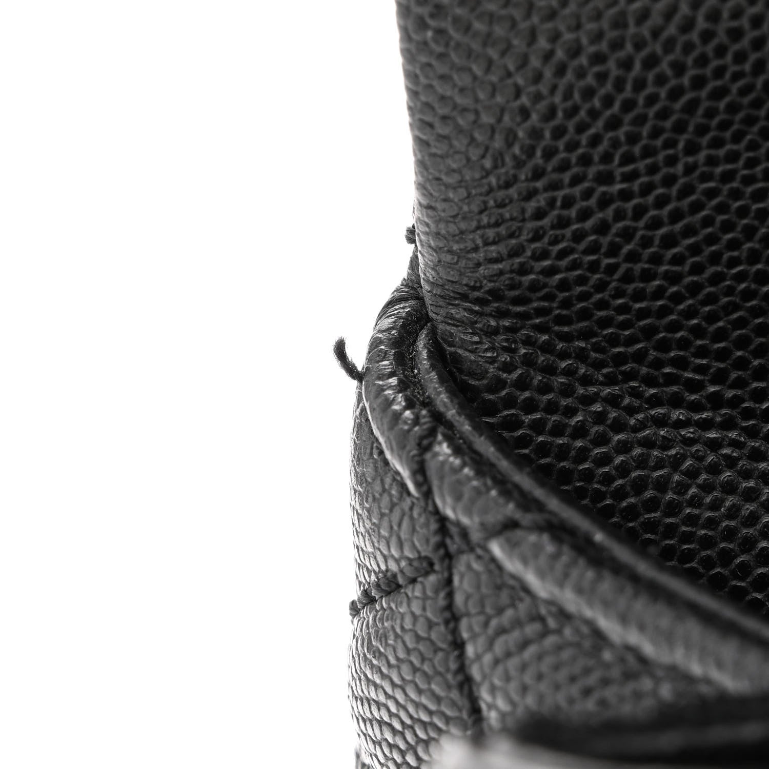 Chanel Caviar Lizard Quilted Medium Coco Handle Flap Black 11 of 14