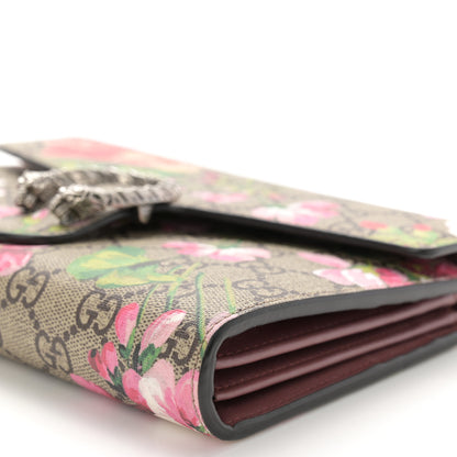Gucci GG Supreme Monogram Blooms Mini Dionysus Chain Wallet Beige Multicolor Dry Rose 6 of 10