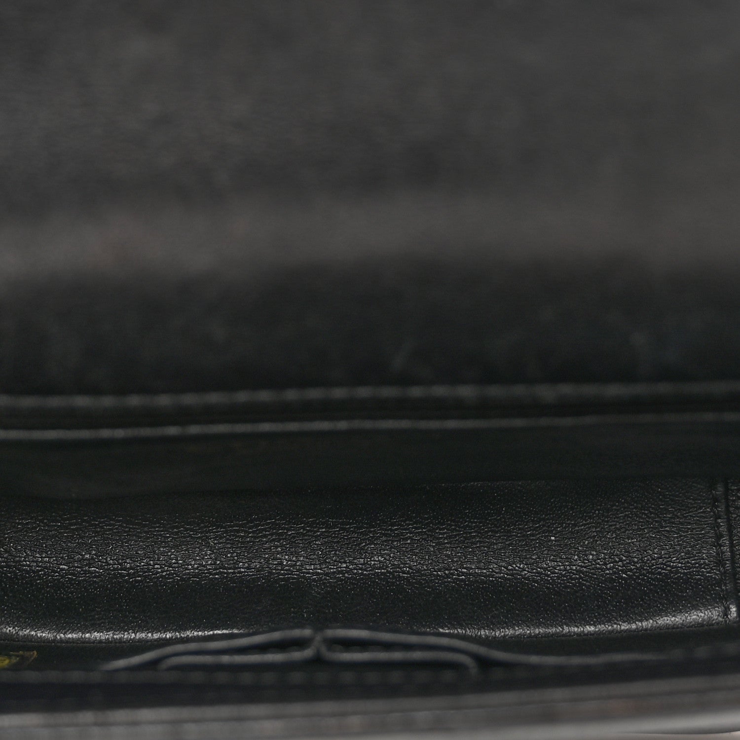 Chanel Lambskin Reversed Chevron Quilted Flap Black 6 of 11