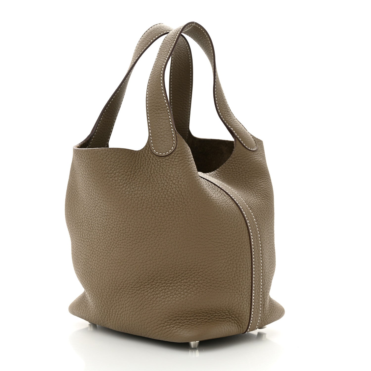 Hermes Taurillon Clemence Picotin Lock 18 PM Etoupe 3 of 11