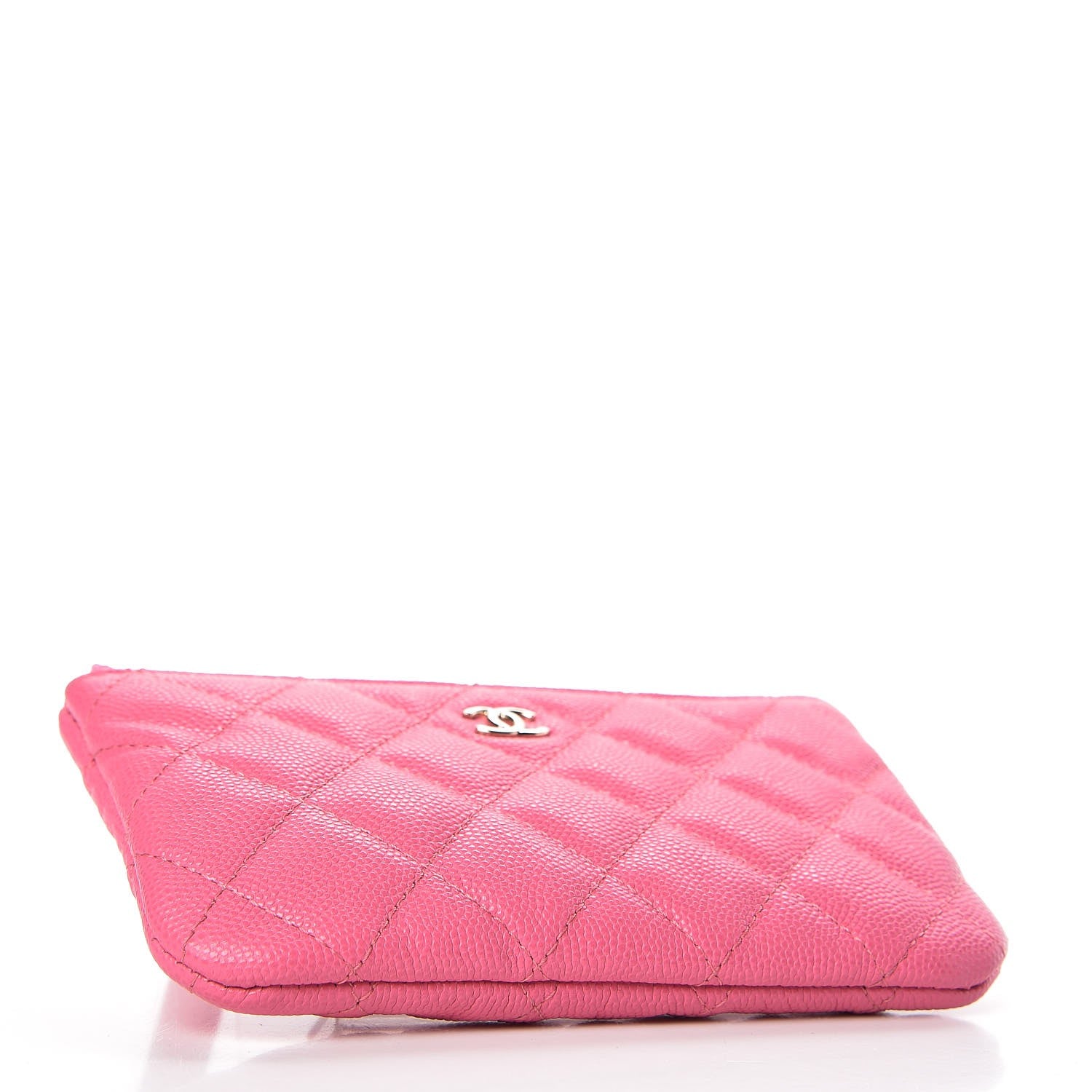 Chanel Caviar Quilted Small Cosmetic Case Pink 4 of 8