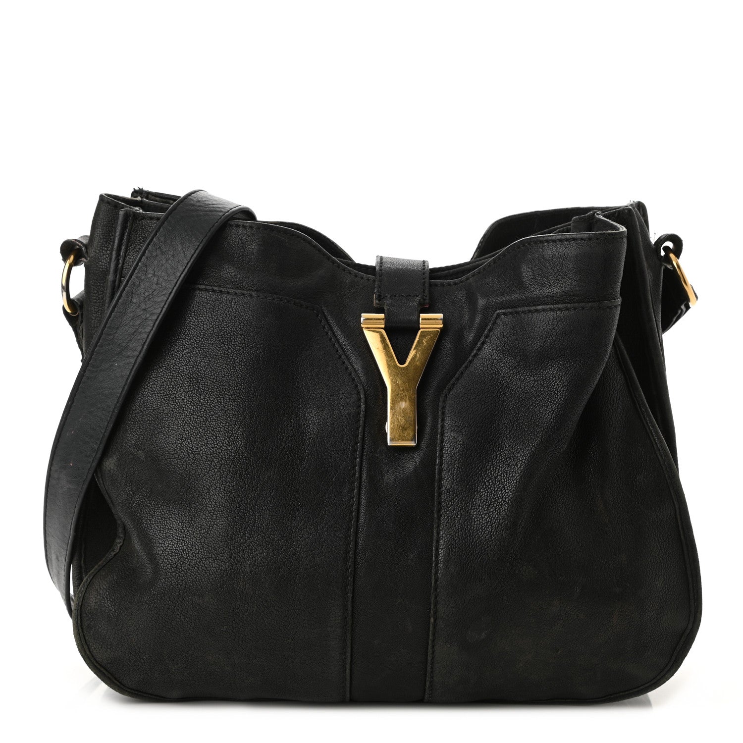 Saint Laurent Sheepskin Small Cabas ChYc Black 1 of 14