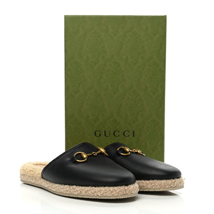 Gucci Nappa Wool Womens Fria Slippers 39.5 Black Butterscotch 11 of 11