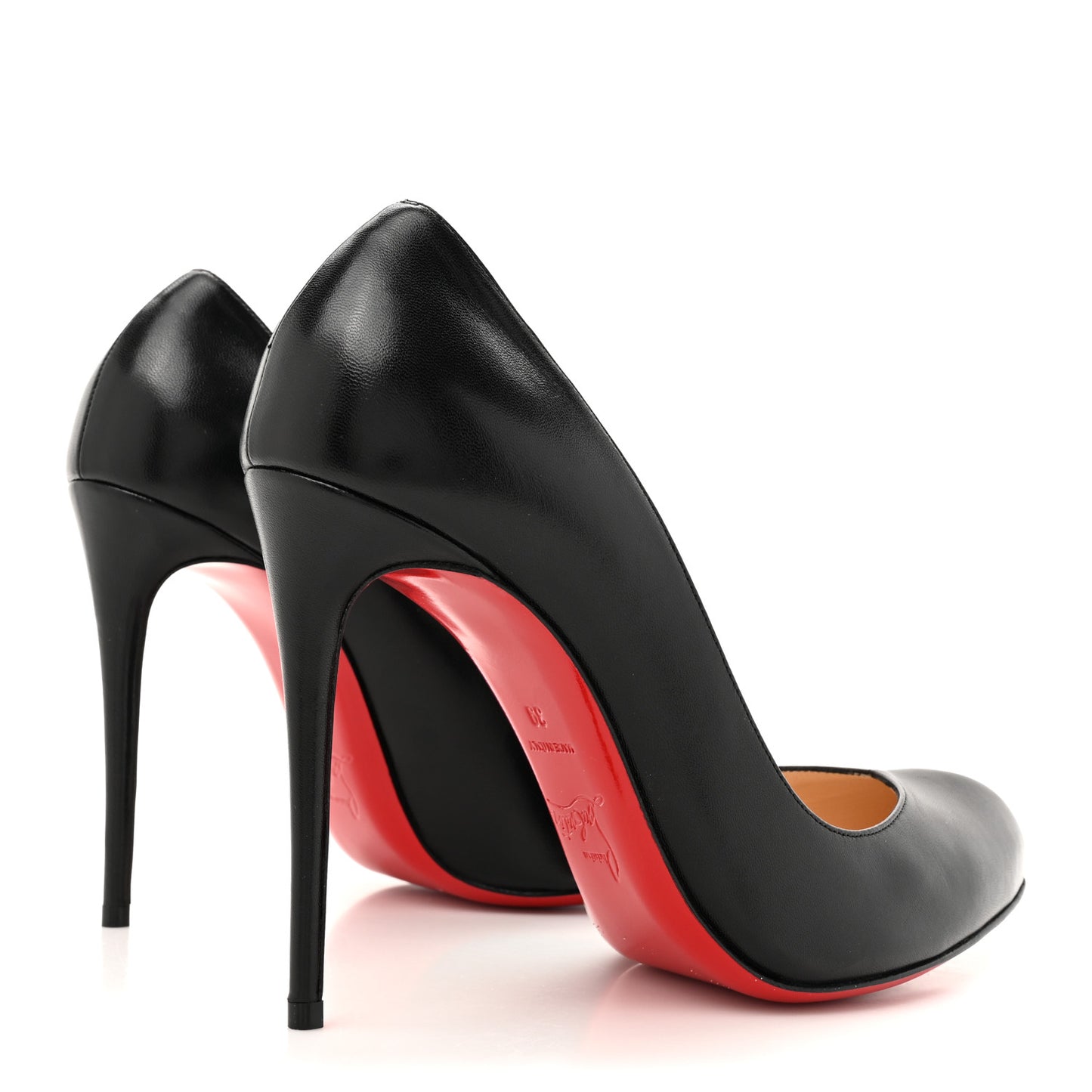 Shiny Nappa Breche 100 Pumps 39 Black