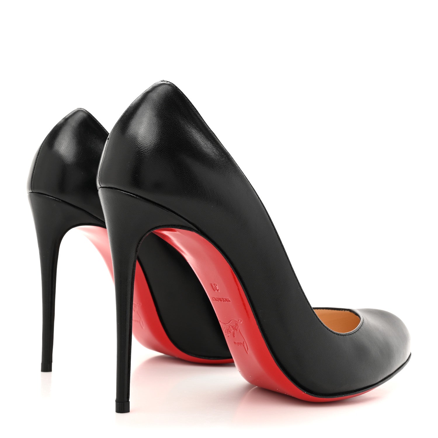 Christian Louboutin Shiny Nappa Breche 100 Pumps 39 Black 5 of 11