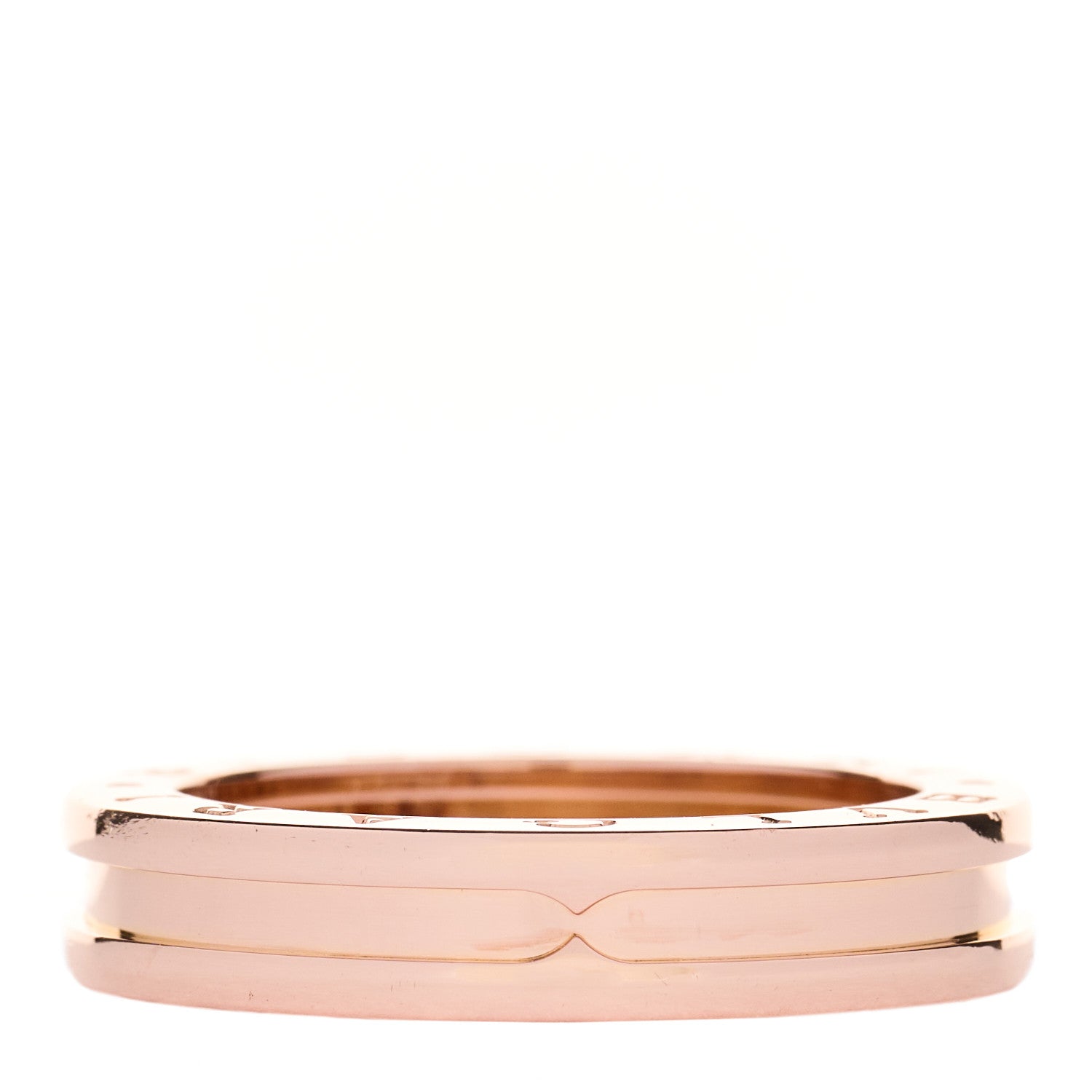 Bulgari 18K Rose Gold B.Zero1 One-Band Ring 57 8 3 of 4
