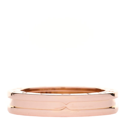 Bulgari 18K Rose Gold B.Zero1 One-Band Ring 57 8 3 of 4