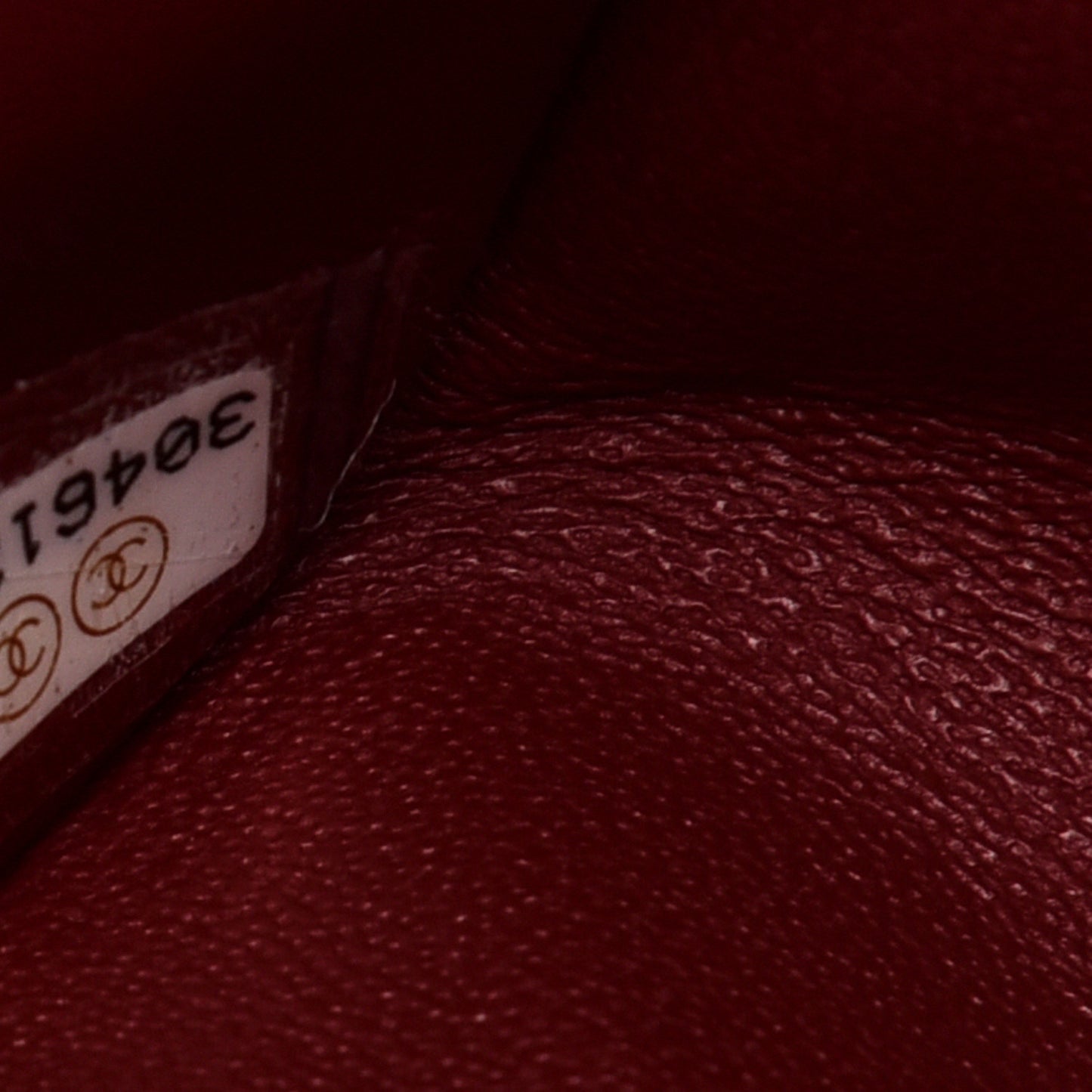 Caviar Quilted Medium Double Flap Burgundy