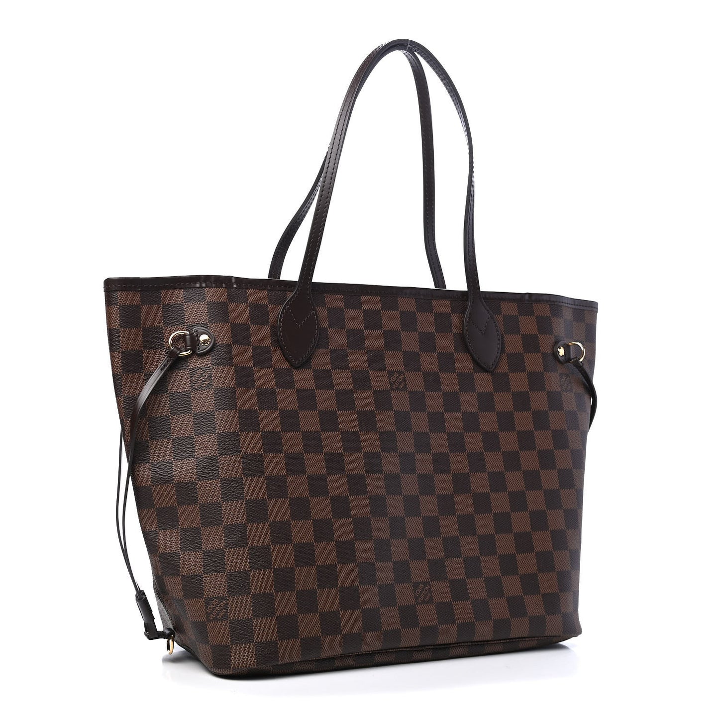 Damier Ebene Neo Neverfull MM Rose Ballerine