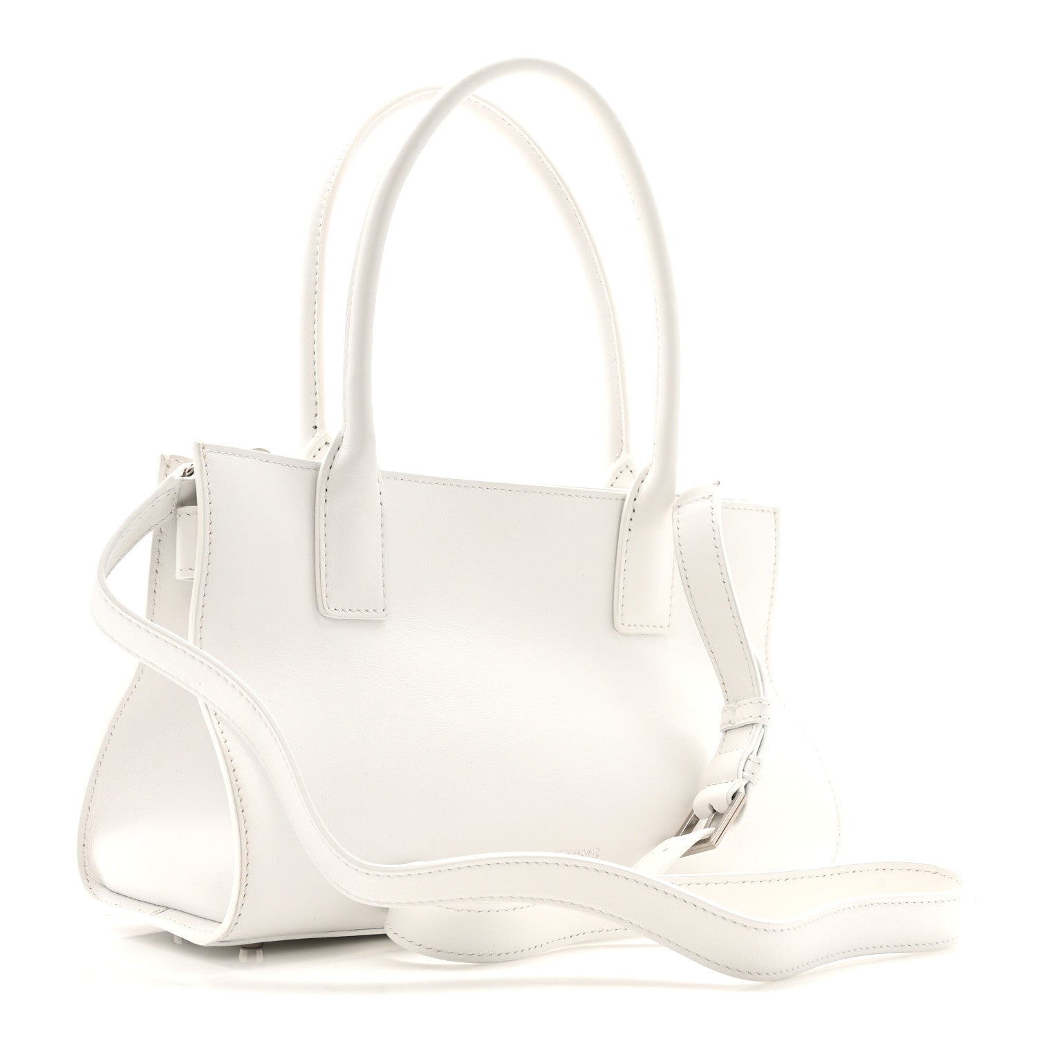 Versace Calfskin Medusa '95 Tote Bag White 3 of 12