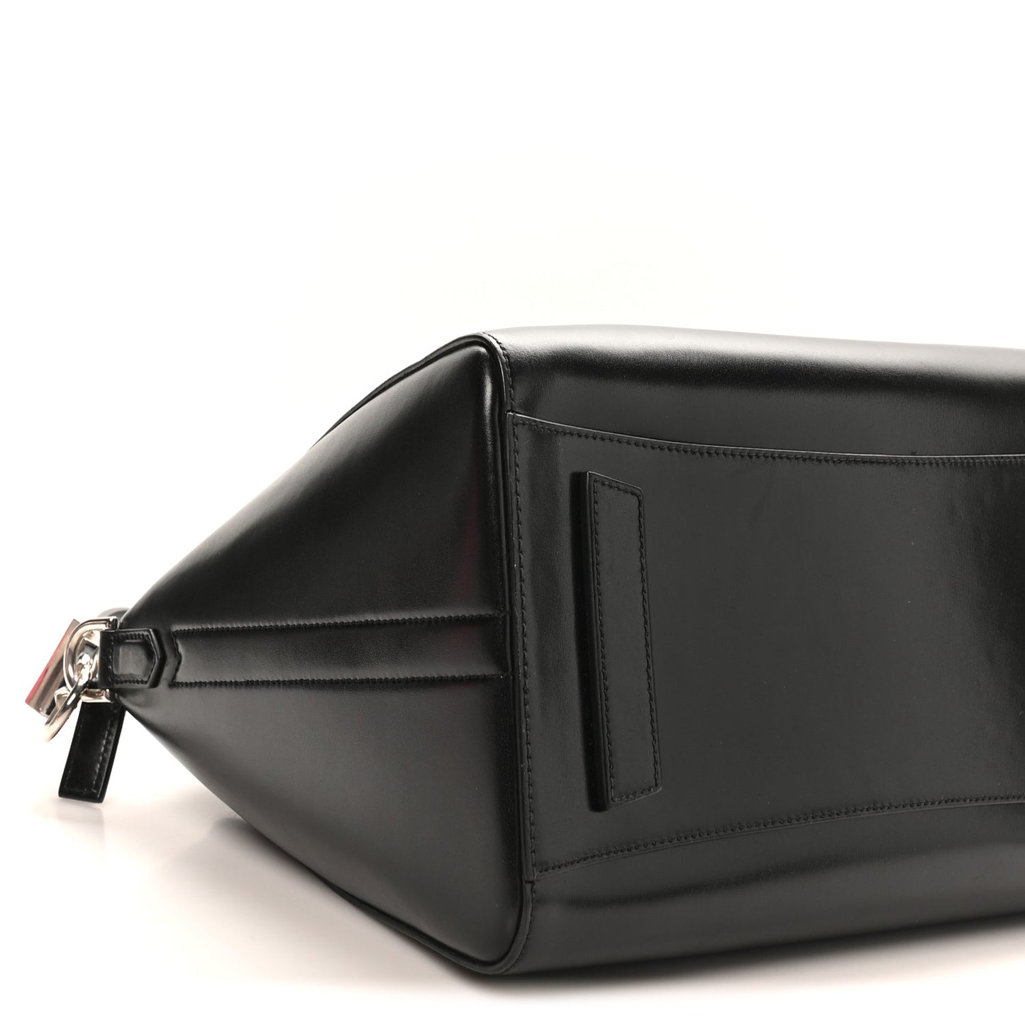 Shiny Lord Calfskin Medium Antigona Black