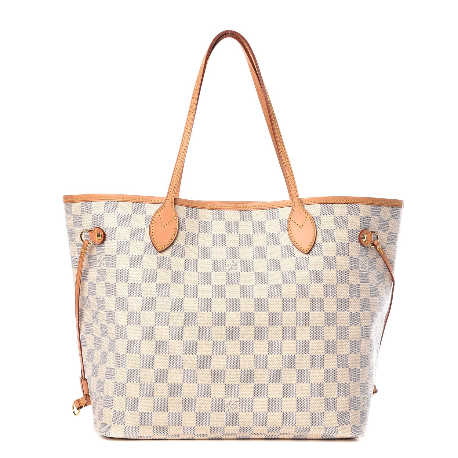 Louis Vuitton Damier Azur Neo Neverfull MM Rose Ballerine 3 of 11